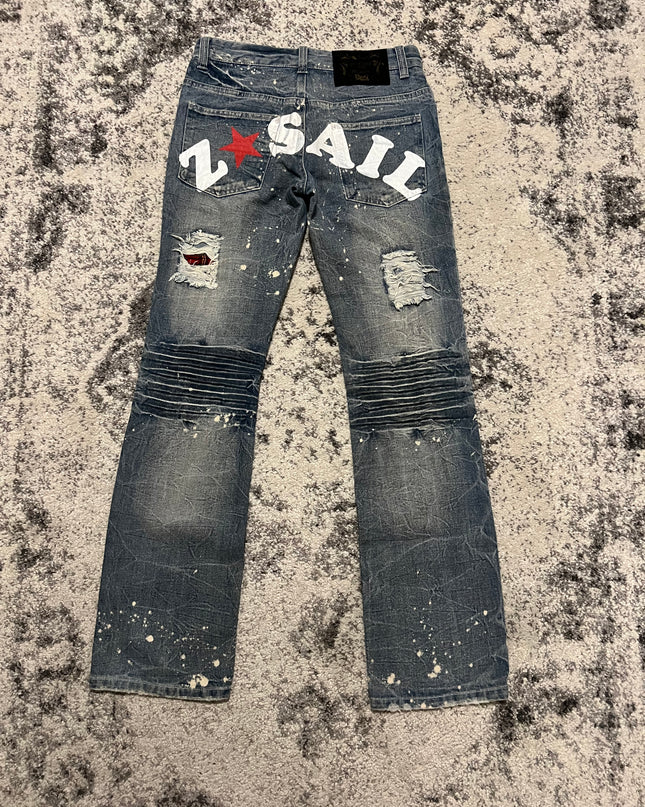Z. Sail Japanese Flared Denim