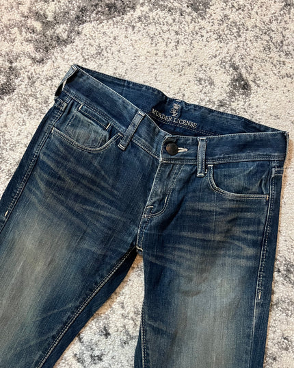 Murder License Japanese Flared Denim